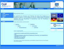 Tablet Screenshot of guf.de